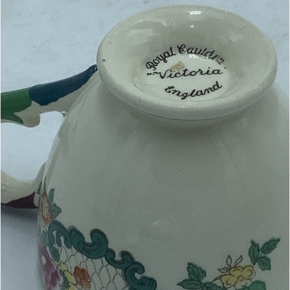 Vintage Royal Cauldon Victoria Demitasse Cup and Saucer - Picture 11 of 12